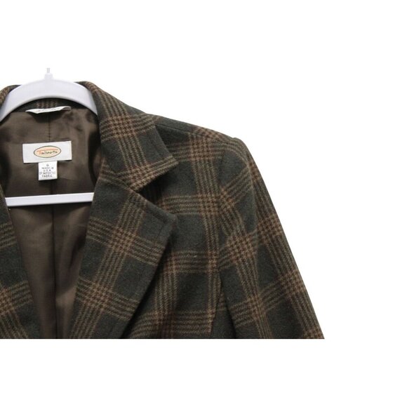 Talbots Blazer Jacket Size 6 Plaid Classic Preppy Career Business Academia Wool - Picture 7 of 13